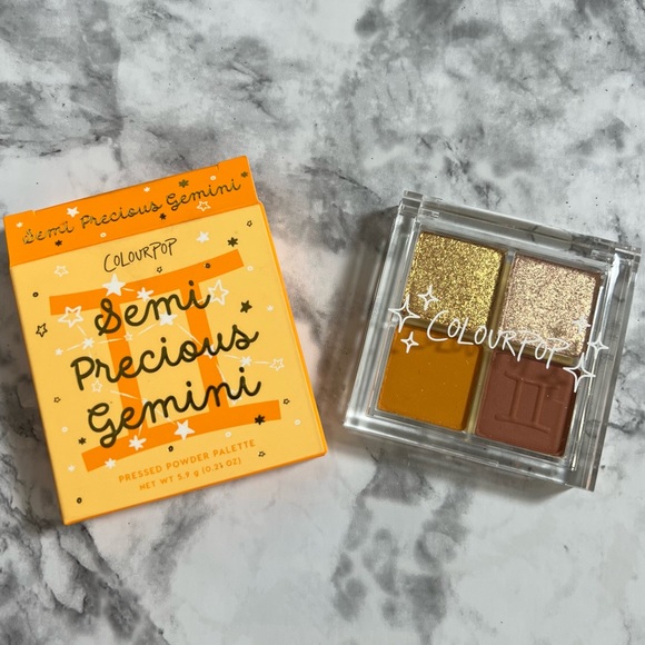 ♊ COLOURPOP Semi Precious Gemini Eyeshadow Quad - Picture 3 of 6